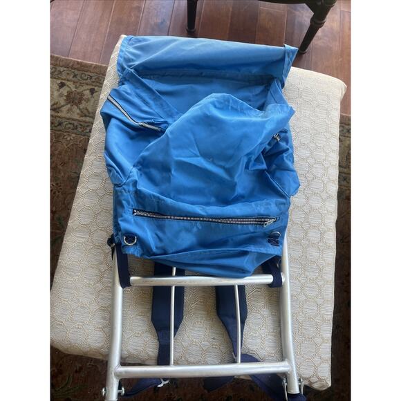 Vintage Trail Designs Mountain Crest Backpack External Frame Blue Nylon main image 4